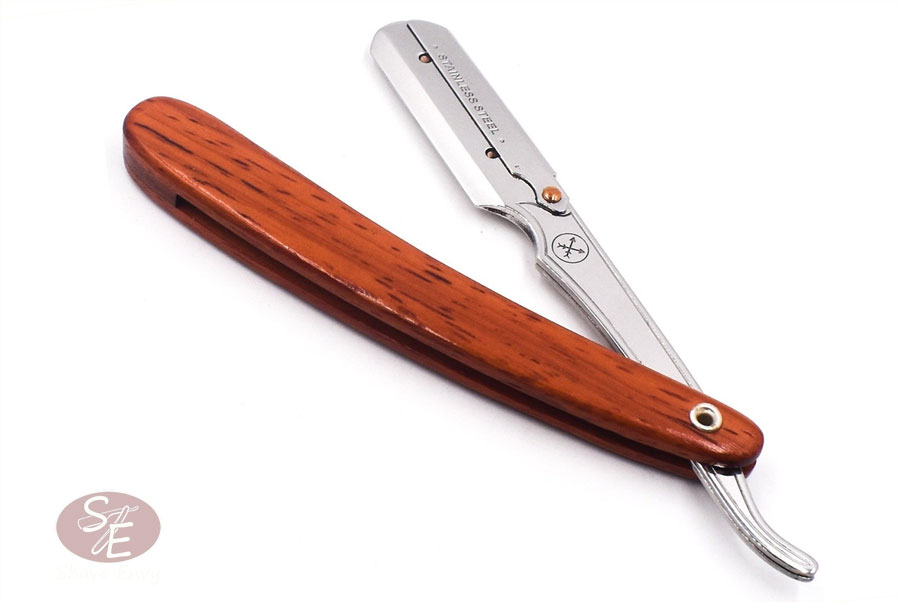 Shavette with Rosewood - Clip Type (SRRW) - Replaceable Blade