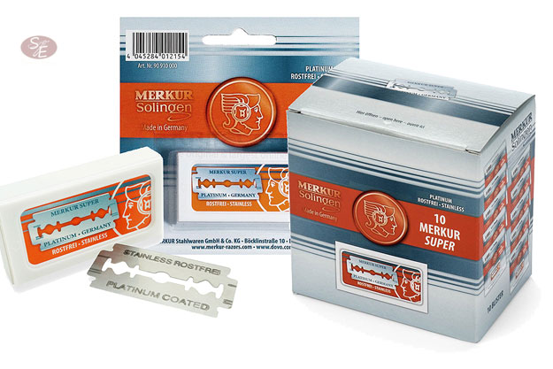 Merkur Super Double Edge Safety Razor Blades - 100 Pack