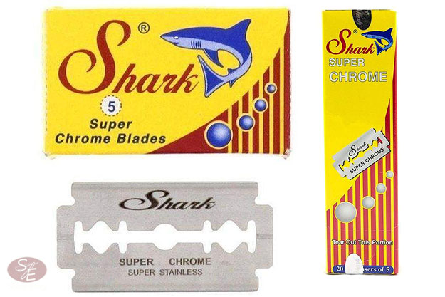 Sharp Super Chrome Double Edge Safety Razor Blades - 100 Pack